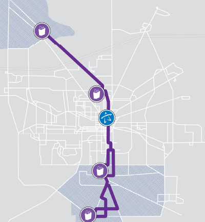 Big Bend Route Mini Map